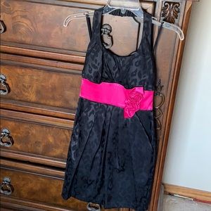 Halter top cocktail dress
